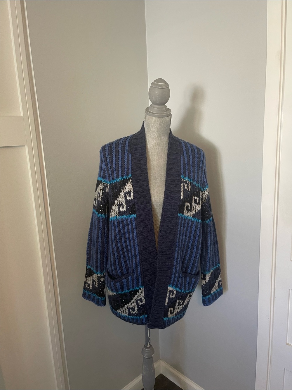 Free People Time And Again Geometric Cardigan – Size Small – New Without Tags